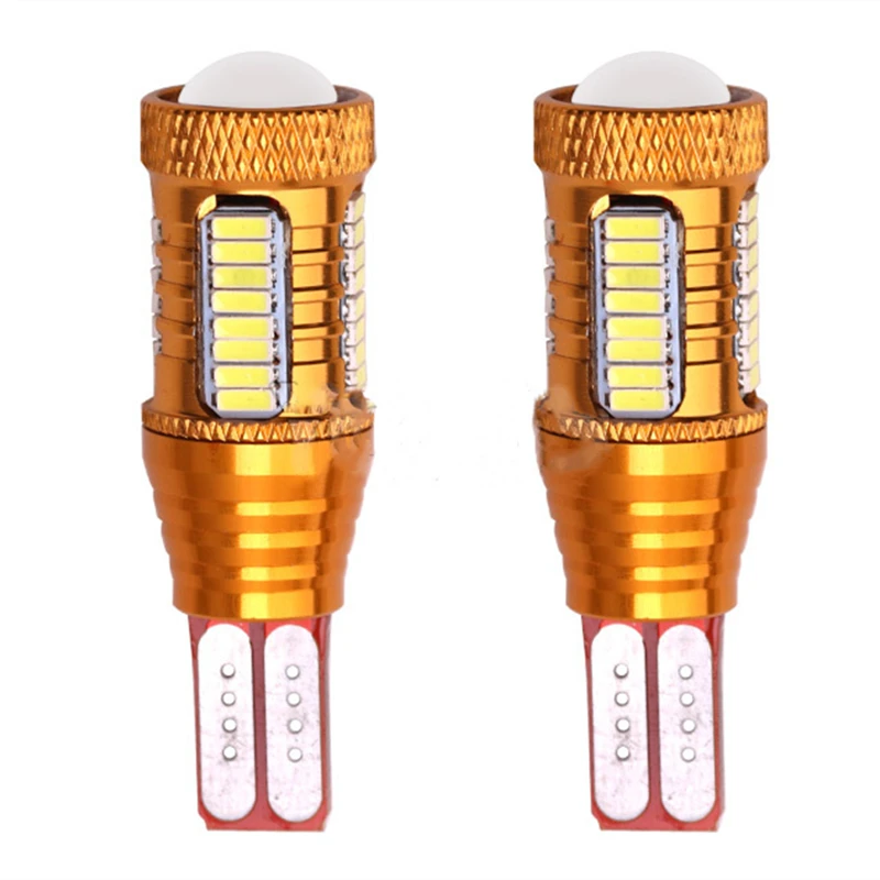 10 шт. T15 4014 32SMD задний фонарь T15 W16W Автомобильный светодиодный лампа с обманкой светодиодный Canbus OBC резервные лампочки Тормозная лампа автомобиля