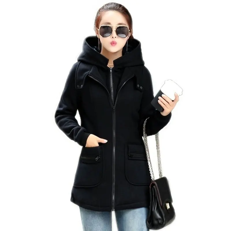 Hoodies Women's Coat Autumn Plus Size Sweatshirt Women's Jacket Coats Fashion Korean Style Clothing Outerwear Tops Free Shipping