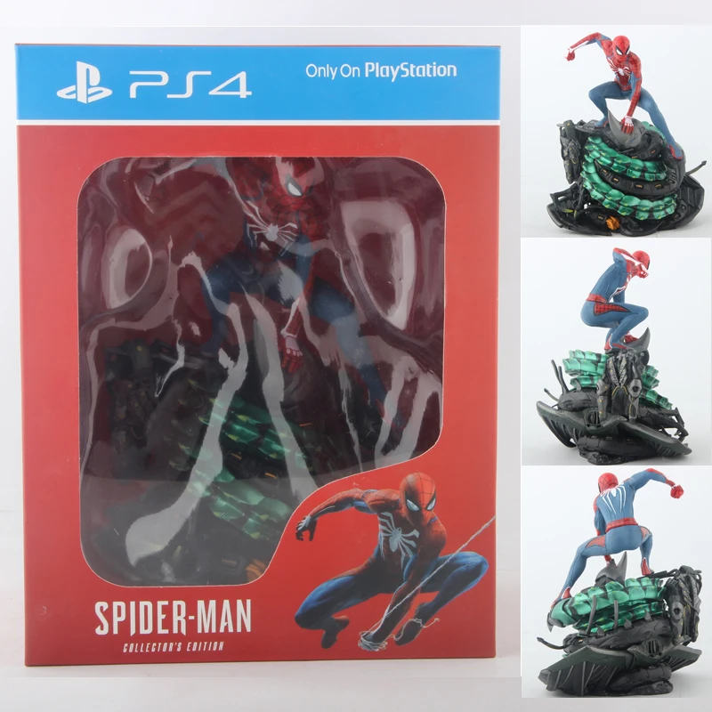 Marvel's Avengers Spider-man PS4 Spiderman Collectors Edition Statue PVC  Action Figure Model Toy Gift Doll - AliExpress