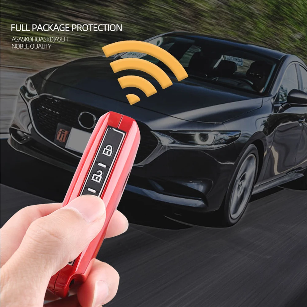 Высококачественный чехол из цинкового сплава для автомобильного ключа Mazda 3 2020