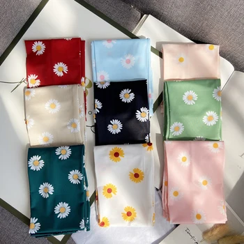 

Summer Floral Long Arm Sleeves Women Cool Ice Silk Daisy Sleeves Cuffs Mesh Sun Protection Cycling Arm Warms Driving Party
