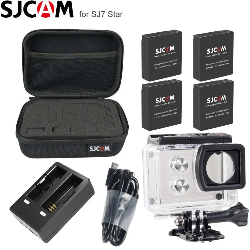 Оригинальный аккумулятор SJCAM SJ7 Star 1000 мАч литий-ионный дополнительный запасной