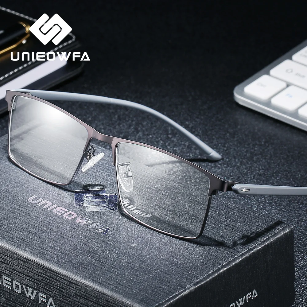 

Ultralight Prescription Frame Glasses Men Korean TR90 Alloy Full Frame Eyeglasses Optical Myopia Spectacles Transparent Clear