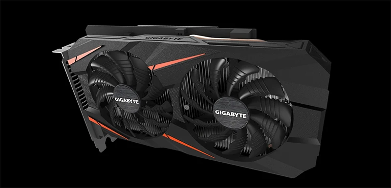 Новая Gigabyte GeForce GTX 1060 OC 3g NVIDIA WINDFORCE интегрированная с 3g B памяти 192bit GDDR5 для компьютерных игровых видеокарт
