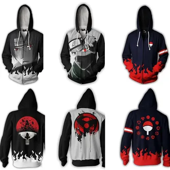 

Naruto Uchiha Sasuke Sharingan Hoodies Sweatshirts Cosplay Costume Halloween Men Women Hoodies Jackets student sports jacket
