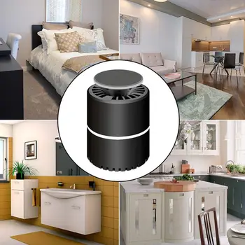 

USB Direct Powered Mosquito Killer Lamp LED UV Silent Insect Trap Light with Suction Fan Electric Fly Bug Catcher Mute