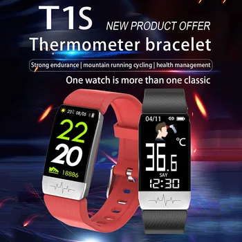

Smart Bracelet Temperature Health Monitoring Multifunctional Sport Watch QJY99