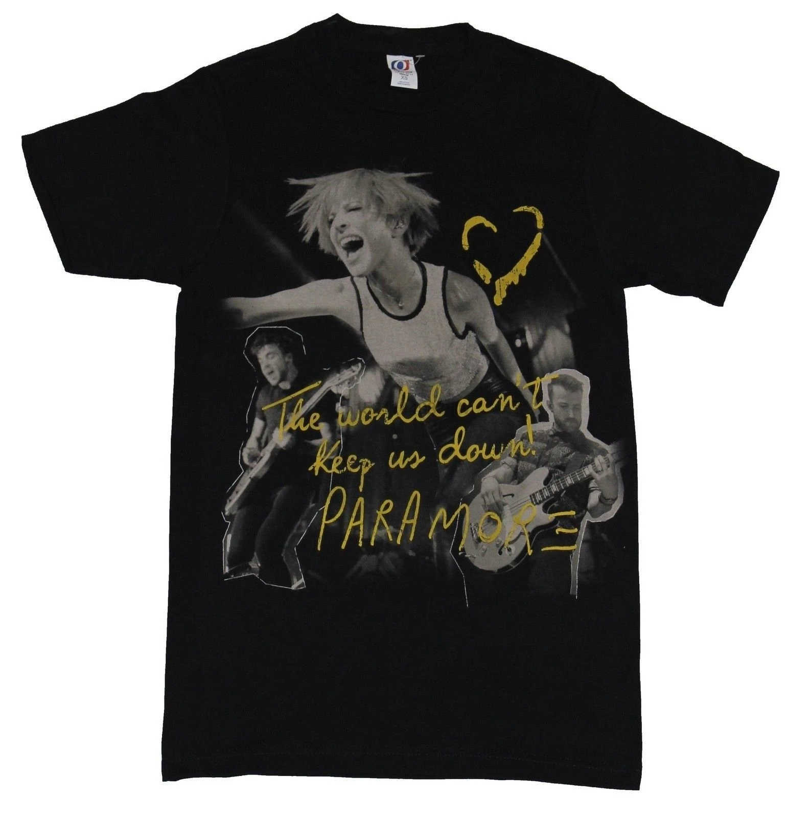 

Paramore Mens T Shirt The World Can&#39T Keep Us Down