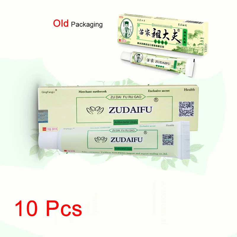 Крем от псориаза Zudaifu крем дерматит экзематоидная мазь экземы (15 г) 10 шт. | Красота