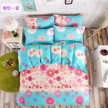 

wholesale 4PC bedding set quee king size Wedding decoration bedsheet +pillowcase +duvet cover bed linen bedclothes car-covers