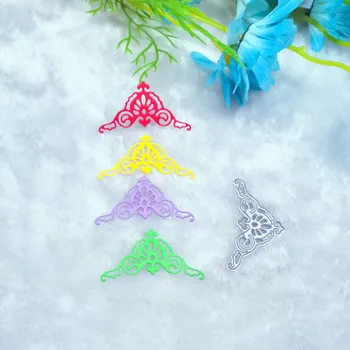 

Lace Corner Craft Metal Cutting Dies Stencil Scrapbooking Template Photo Album Cards Paper Embossing Craft DIY Dies Cut Die 2020