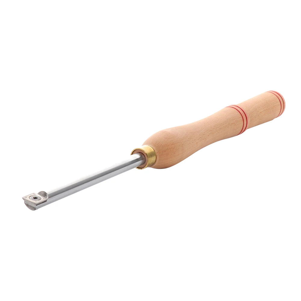 

Round Shank Woodworking Tools Wood Turning Tool Insert Cutter with Wood Handle Lathe Tools DIY Hollowing Wood Turning Tool