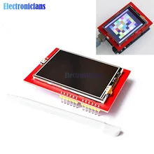2.4 polegadas tft lcd escudo painel de toque módulo de exibição 320x240 ultra-hd ili9341 driver para arduino mega2560 uno r3 com caneta de toque
