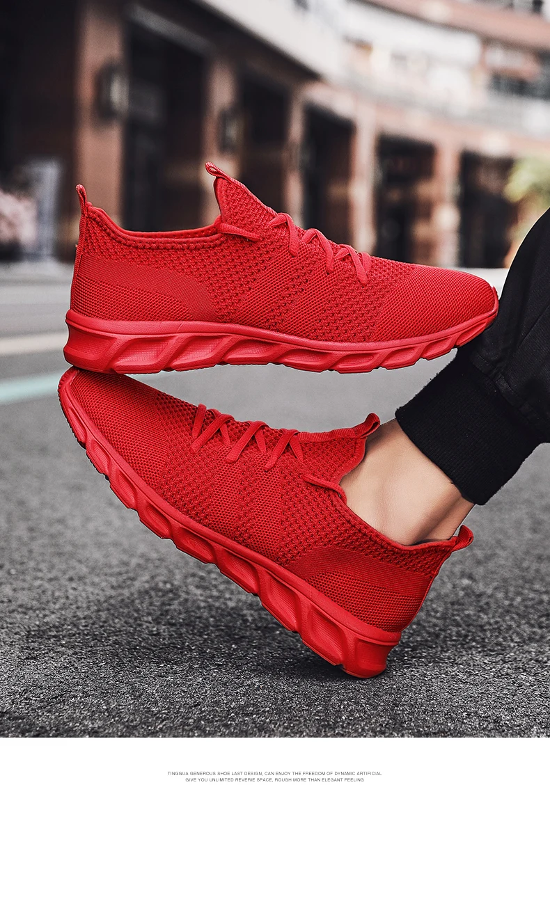Lightweight Running Gym Shoes Red Carpet Fashion