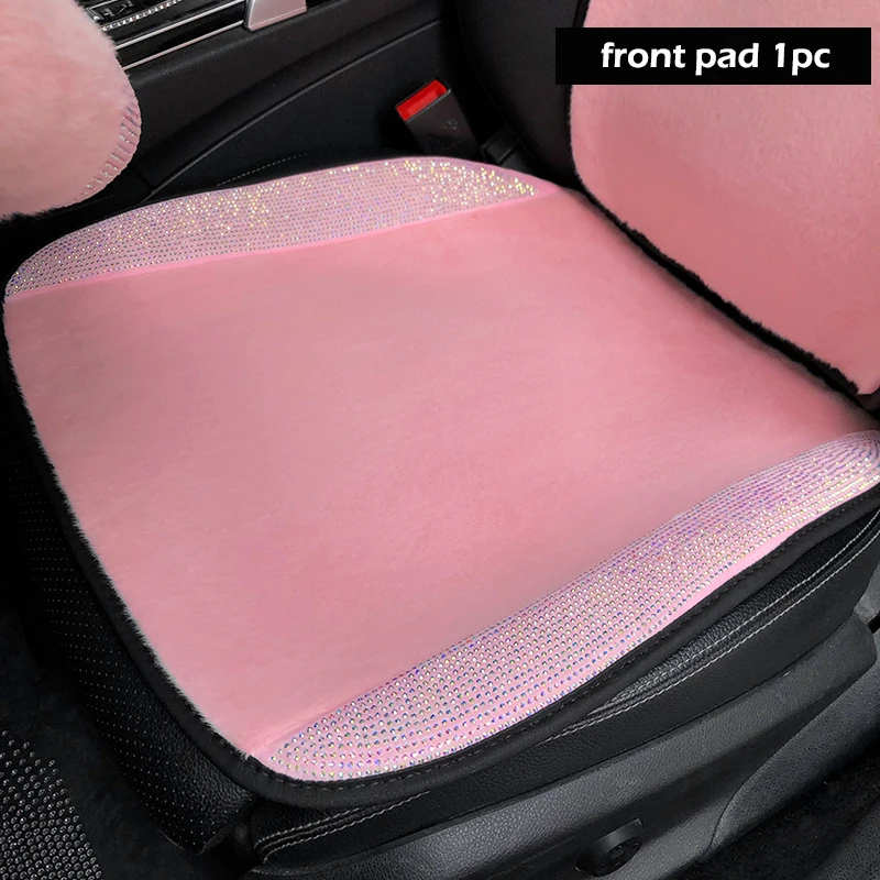 Hot Pink Bling Car Accessories Interior Set For Women Girls Glitter Plush  Warm Automotive Seat Covers Cushion Crystal Crown Deco - Automobiles Seat  Covers - AliExpress