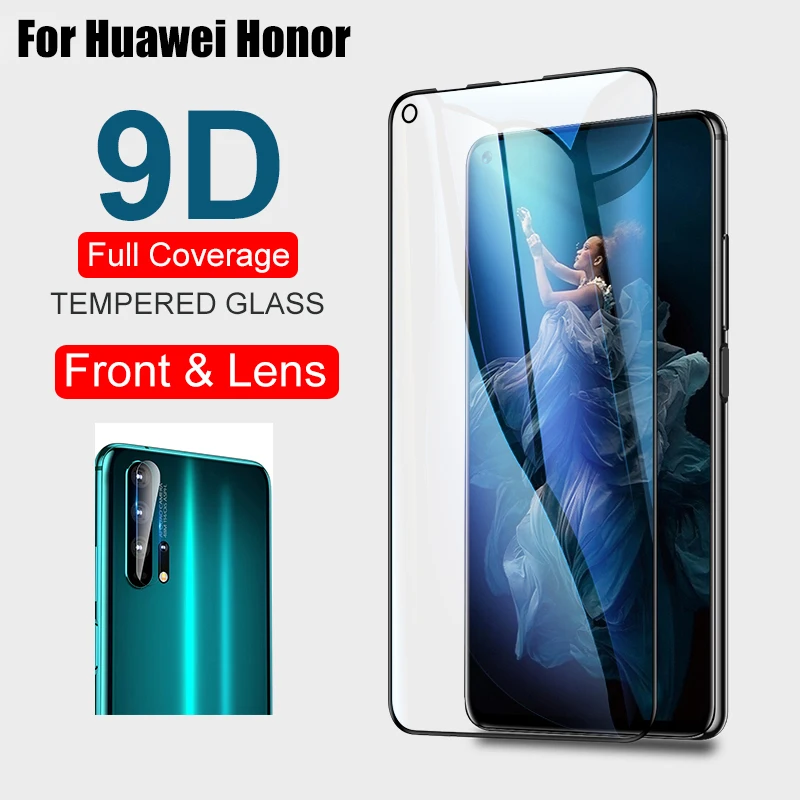 2 в 1 Honor20Pro Защитная пленка для huawei Honor 20 Pro закаленное стекло на 10 Lite стеклянная