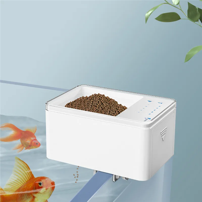 

NEW MINI Aquarium AUTO Fish feeder M1 70ML electron timer fish tank Pet Food dispenser Automatic feeder