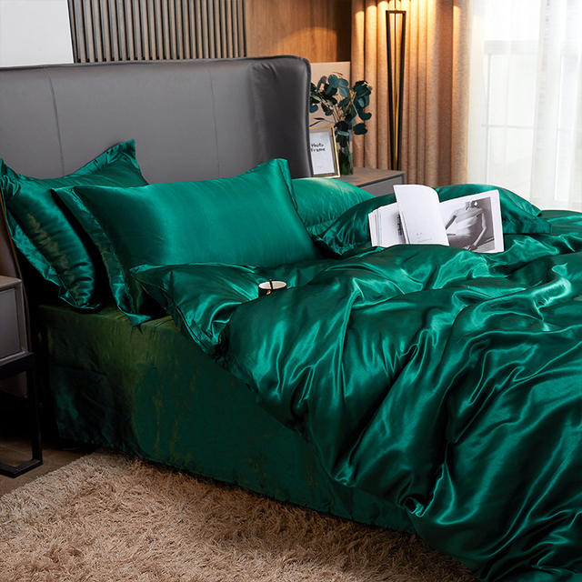 Luxury Sexy Satin Silk Duvet Cover Bed Sets - Bedding Sets Collection