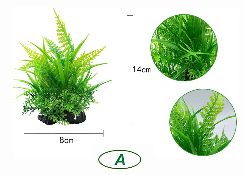 1 шт. моделирование, искусственные растения, декор для аквариума, пластиковые водяные сорняки, трава, украшение для аквариума, аксессуары
