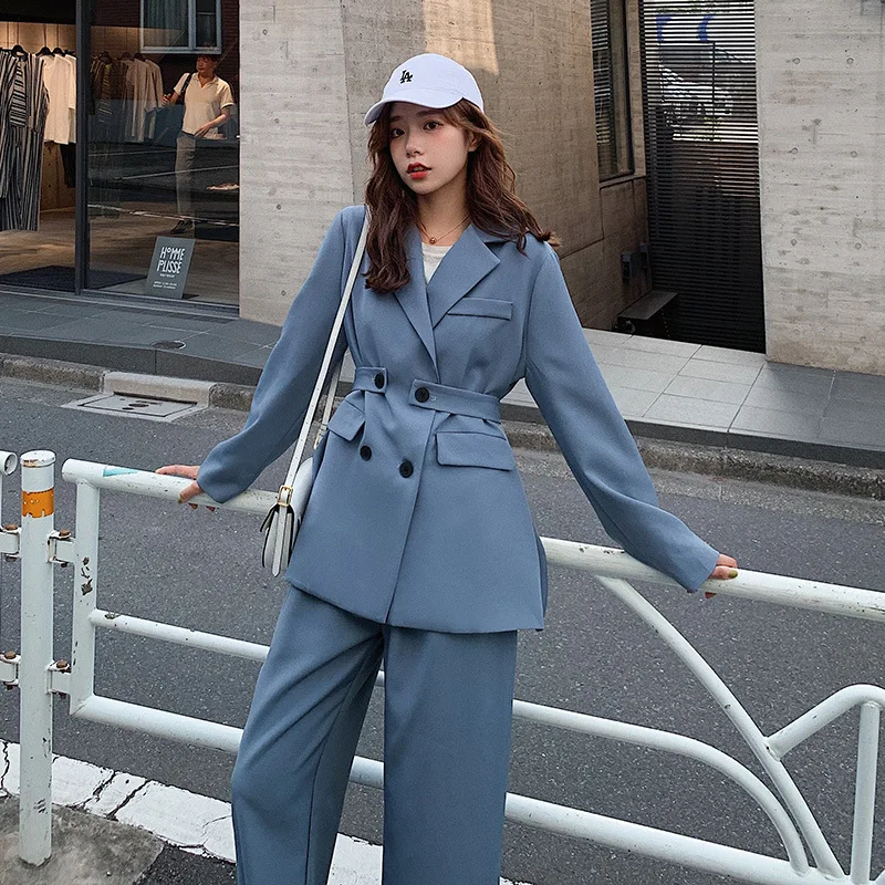 

Photo Shoot 2020 Korean-style WOMEN'S Wear Small Suit Set Women's New Style Spring And Autumn Korean-style Casual Elegant Fashio