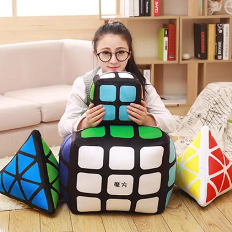 

Kindergarten Early Childhood Institutions Teaching Small Props Square Triangular Black And White Color Puzzle Magic Cube Plush T