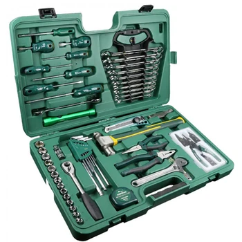 

SATA 58 шт. механического оборудования Комплект обслуживания, трещотка гаечный ключ отвертка рукав инструмент регулировки 09516