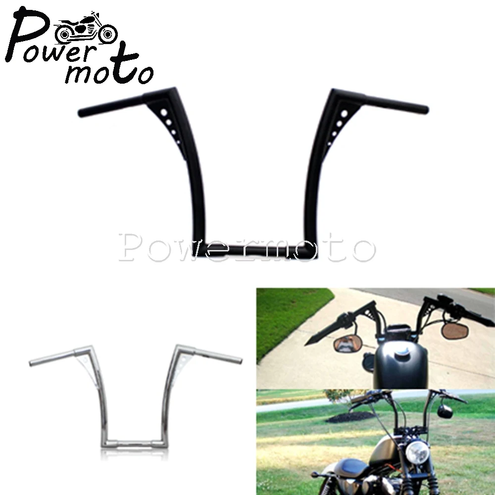 

Мотоциклетная вешалка на руль, 1 1/4 дюйма, 16 дюймов, для Harley FLST FXST Sportster XL Cafe Racer