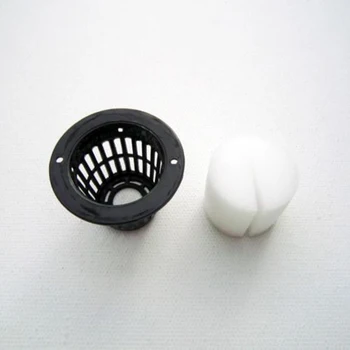 

10 Mesh Pots Net Basket + Clone Cloning Collar Foam Insert Hydroponic Aeroponic！