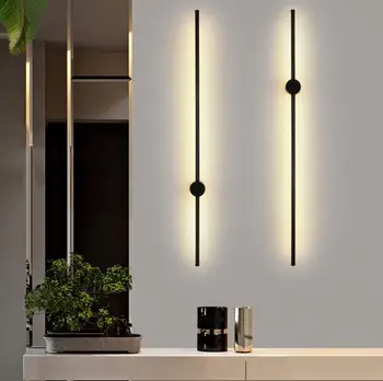 

60cm 9w 100cm 20w modern living room bedroom room line wall light backlight creative corridor aisle LED long wall tube lamp