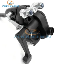 Мотоцикл Pdrts правый палец дроссельной заслонки двойной тормозной рычаг для Мини Мото Quad питбайк ATV 22 мм 7/8"