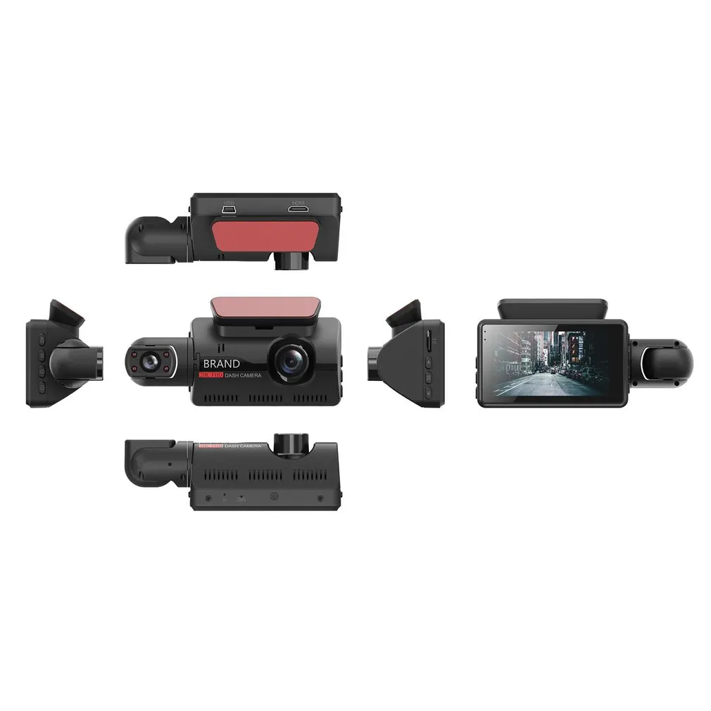 CNmuca 1080p Three Inch Display Screen Driving Recorder A68 with Double Lens Adjustable Interior Lens Driving Recorder Black CNmuca 1080p Three Inch Display Screen Driving Recorder A68 with Double Lens Adjustable Interior Lens Driving Recorder Black