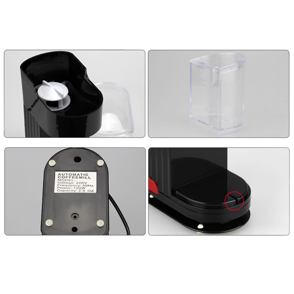  120W Spice Electrical Easy Operate Bean Kitchen Maker Adjustable Grinding Coffee Grinder Mill Medic - 4000616723290