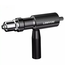 Perceuse à écrou sans fil, pistolet à riveter électrique 2.4mm 4.8mm, adaptateur de perceuse, outil de rivetage, insertion d'écrou