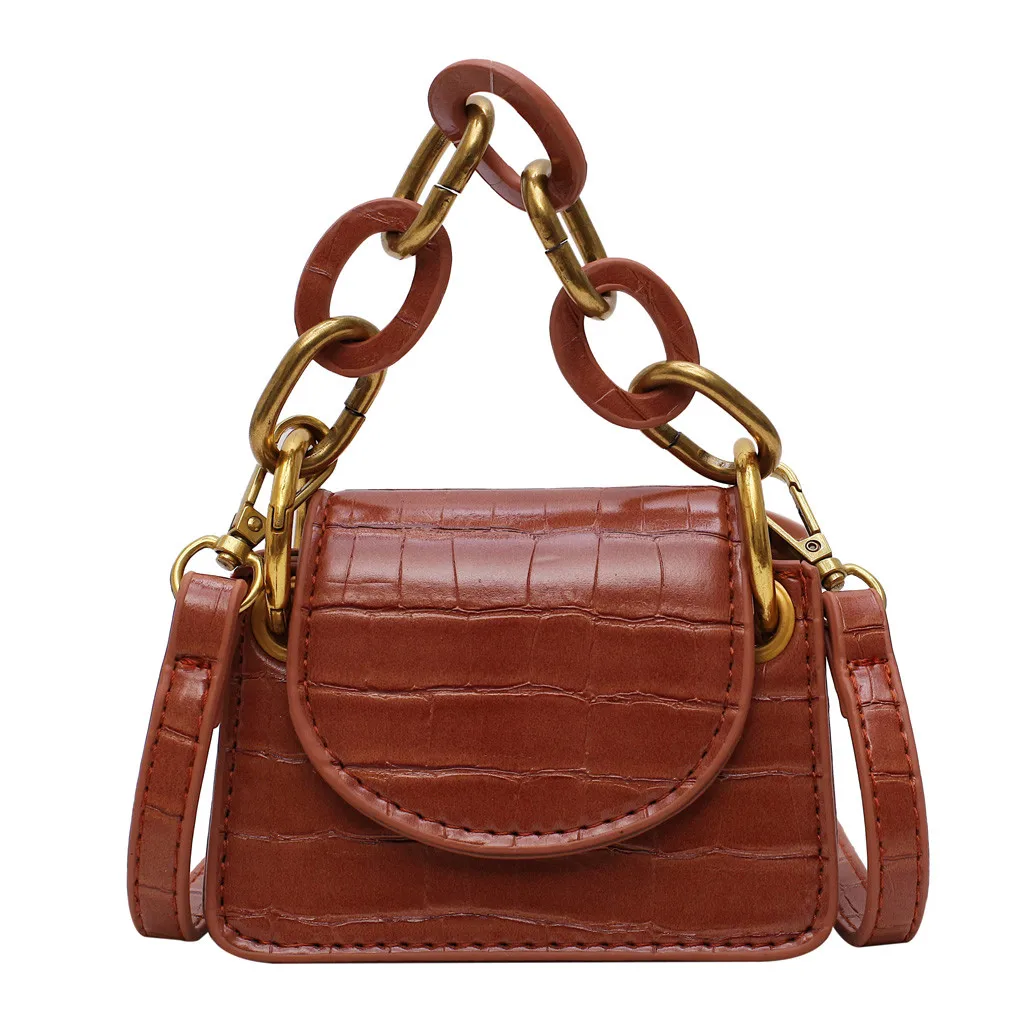 

MAIOUMY 2019 Fashion Women Crossbody Bag Shoulder Large Chain Stone Handbag Phone Bag Borsa a tracolla Bolsa Crossbody Torba #25