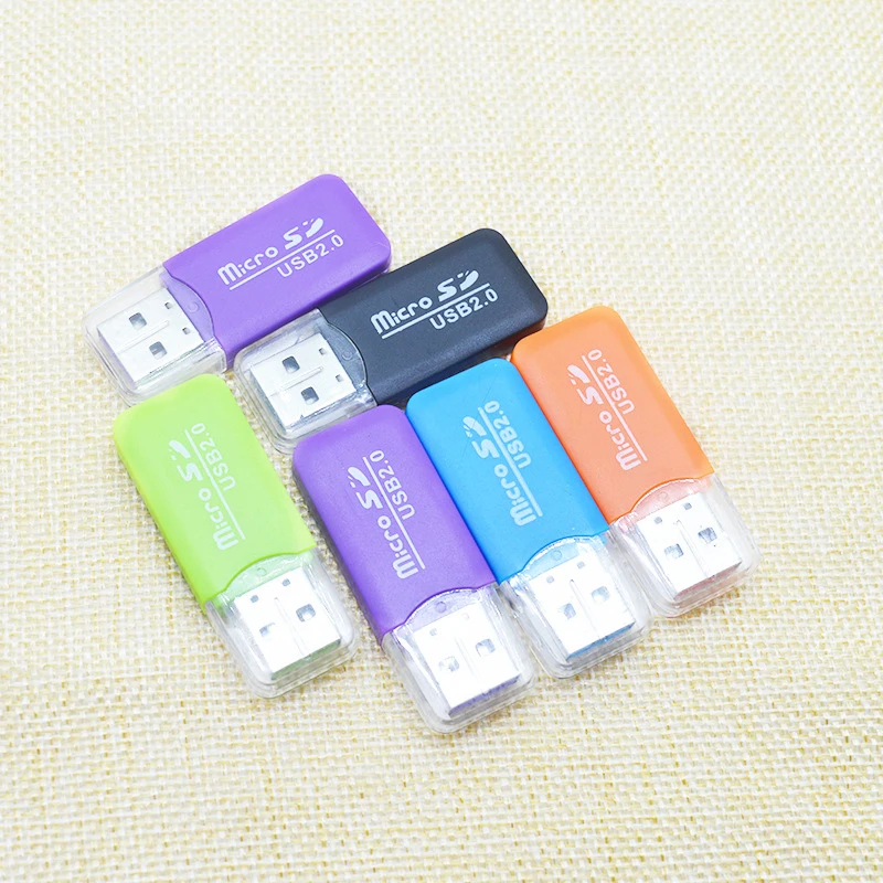 Mini USB2.0 Micro TF T-Flash Memory Card USB2.0 Card Reader Adapter For Windows USB Memory Card Reader Classical Adapter New