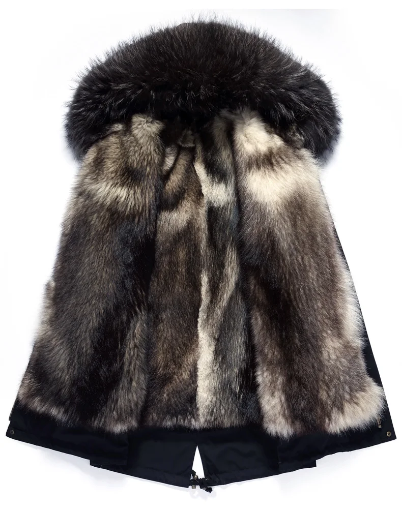 Jas Winter Jacket Real Wolf Liner Parka Mannen Kleding 2020 Wasbeer Bontkraag Warme Jassen Plus Size 5xl MY1825 Jas Winter Jacket Real Wolf Liner Parka Mannen Kleding 2020 Wasbeer Bontkraag Warme Jassen Plus Size 5xl MY1825