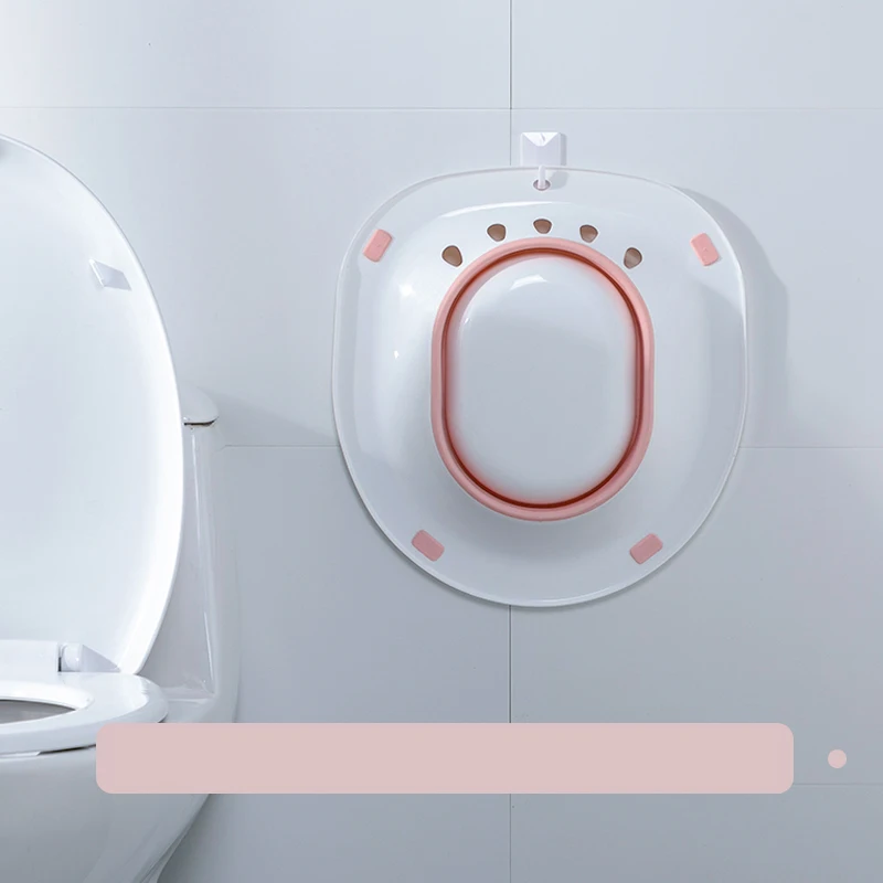Woman Folding Toilet Bidet Postpartum Bath Toilet Seat Self Cleaning Hip Irrigator Perineum Soaking Bathtub Hemorrhoid Treatment folding bidet toilet seat