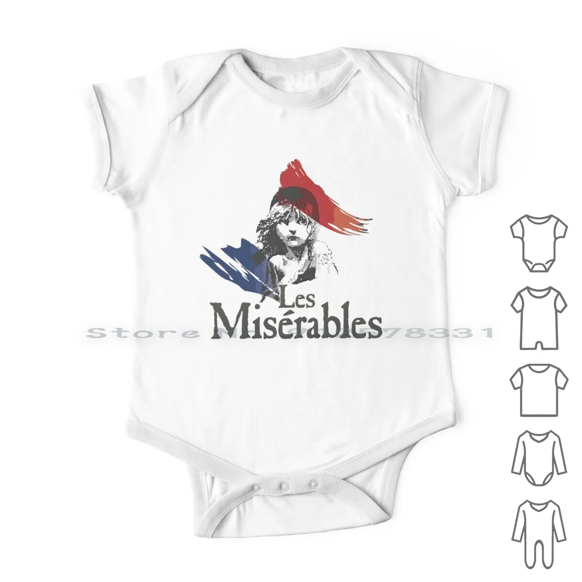 Les Miserables-Les Misrables Vestiti Per Neonati Pagliaccetti Tute In Cotone Les Misrables Vintage Les Miserables