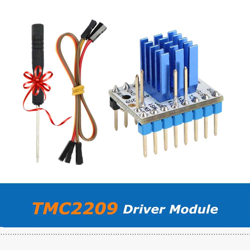 1 шт. 3d принтер части SPI TMC2209 V2.1 шаговый мотор драйвер Stepsticks бесшумный драйвер 256 микрошагов ток 2.8A пик VS TMC2208