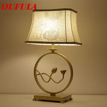 

AOSONG Table Lamp Desk Light Modern Contemporary Office Creative Decoration Fabric for Foyer Living Room Bed Room Hotel