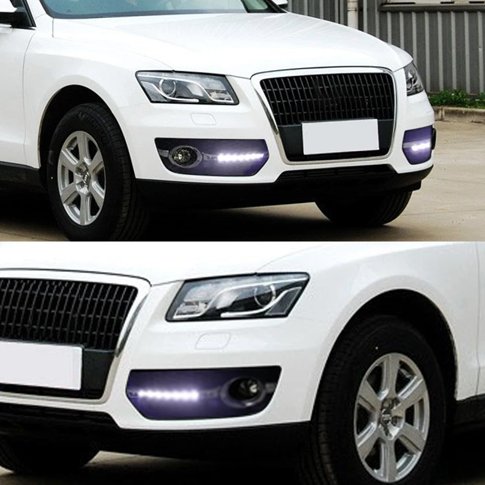 Автомобильная проблесковая 1 комплект DRL Для Audi Q5 2010 2011 2012 2013 светодиодный Дневной