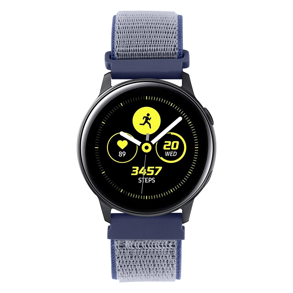 20 мм ремешок для samsung Galaxy Watch Active 2 42 мм ремешок gear S2 Sport Huami Amazfit Bip/GTR 42 мм умный Браслет Correa