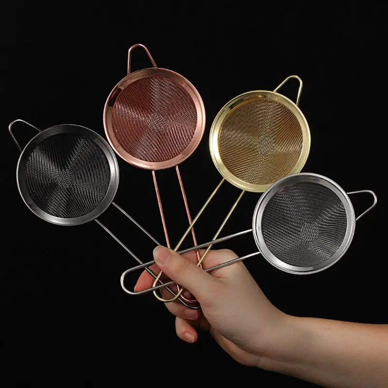 

Stainless Steel Fine Mesh Conical Cocktail Filter Sieve for Removing Juice Julep Strainer Kitchen Bar Tool