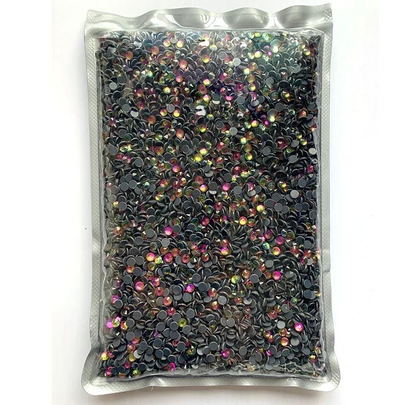 Beadsland Flatback Rhinestones Bulk,14400pcs, Black, SS10, 2.7-2.9mm, Women's, Size: SS10/14400pcs