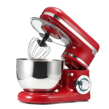 

1200W 4L Stainless Steel Bowl Mixer Kitchen Blenders Mixer Cream Eggs Whisk Cake Dough Maker Bread Mixer Machine Food Processor