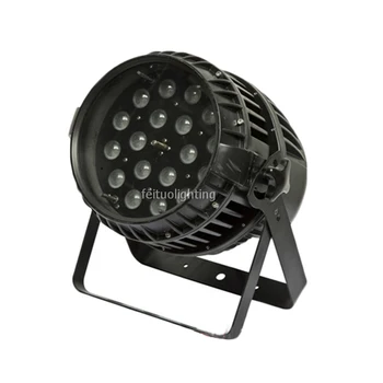 

12pcs/lot+flycase led par light decoate par light 18x18w RGBWA UV 6in1 beam zoom waterproof light