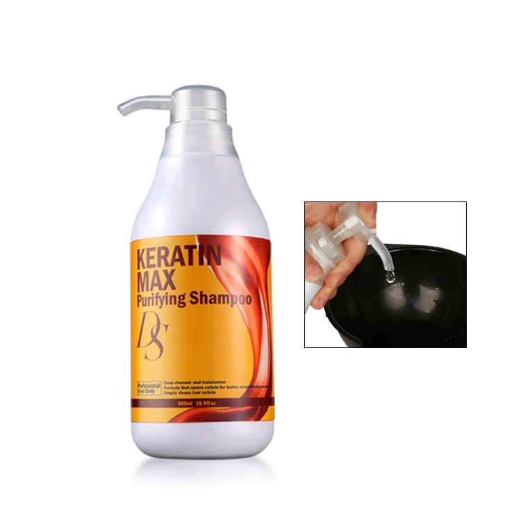 Tratahomemto de Queratina Brasileira 12% Formalina 1000ml Mais 500ml Shampoo Purificador ++ 300ml Shampoo e Condicionador Diário de Alta Qualidade 10 Cheap Conj. cuidados com cabelos