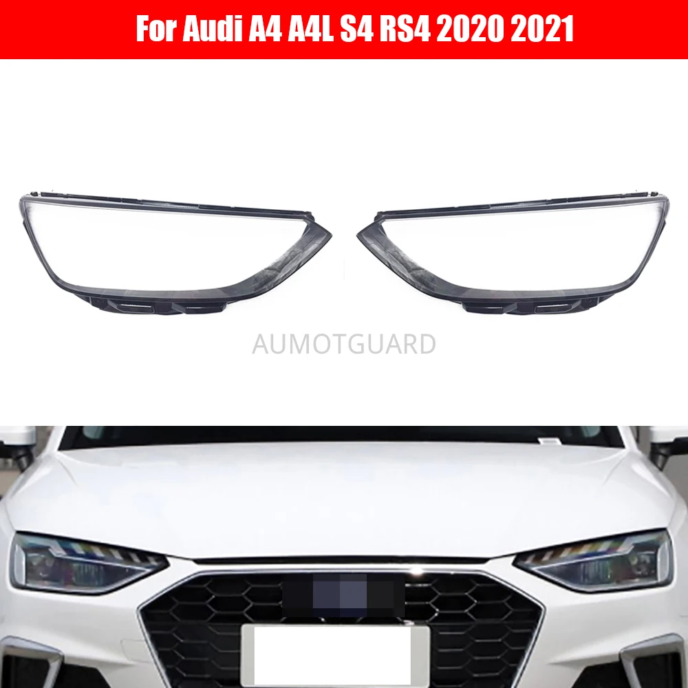 Headlight Cover For Audi A4 A4L S4 RS4 2020 2021 Car Headlamp Lens  Replacement Auto Shell - AliExpress Automobiles  Motorcycles