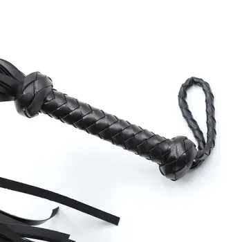 Sex Products Leather Hand Made Whip Spanking Crop Party Flogger Whip For Sex Horse Bdsm Sex Toys Adults 6