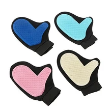 Силиконовая перчатка для ухода за домашними животными и кошками, массажная расческа для нежного удаления волос, расчески для кошек, перчатки для отделки волос